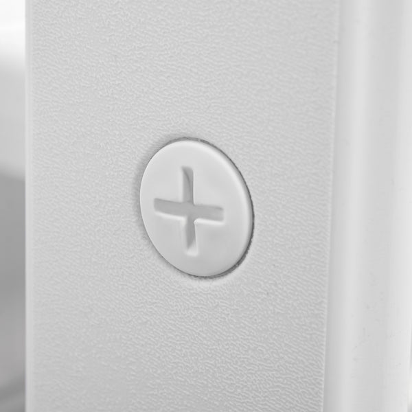 English Elm Toddler Adjustable Learning Tower with Anti-Slip Pads & Handrails, 3-Height Kitchen Step Stool White W2225P154788