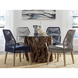 English Elm Dark Navy Back Side Chair (Set Of 2)