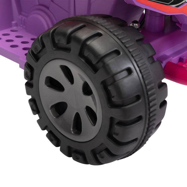 English Elm Kids Battery Powered Ride on Atv Quad with Led Fog Spray and Engine Sounds Rose Red W2181P154961