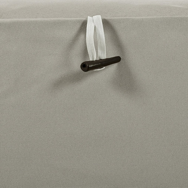 English Elm TOPMAX Outdoor Sun Bed Double Daybed with PE Rattan, 3-Position Recline, Thick Cushions & Trays Gray SP100015AAE