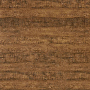 English Elm Rustic Amber Writing Desk with Hairpin Legs, Built-In Outlet, 4 Hidden Storages for Retro Charm and Functionality B062P153670