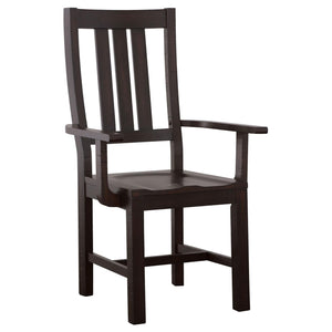 English Elm Vintage Java Slat Back Arm Chair (Set Of 2)