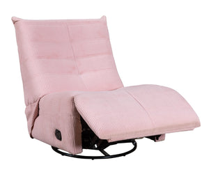 English Elm Georgena Blush Corduroy Swivel Glider Recliner Soft Nursery or Living Room Chair B061P159838