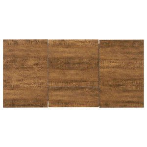 English Elm Rustic Amber Writing Desk with Hairpin Legs, Built-In Outlet, 4 Hidden Storages for Retro Charm and Functionality B062P153670