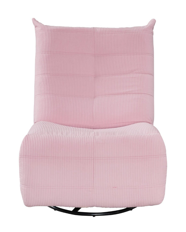 English Elm Georgena Blush Corduroy Swivel Glider Recliner Soft Nursery or Living Room Chair B061P159838