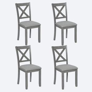 English Elm Dining Chairs Set Of 4 - Modern Upholstered Side Chairs With Ergonomic Backrest & Non-Slip Feet W1998126404