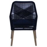 English Elm Dark Navy Back Side Chair (Set Of 2)