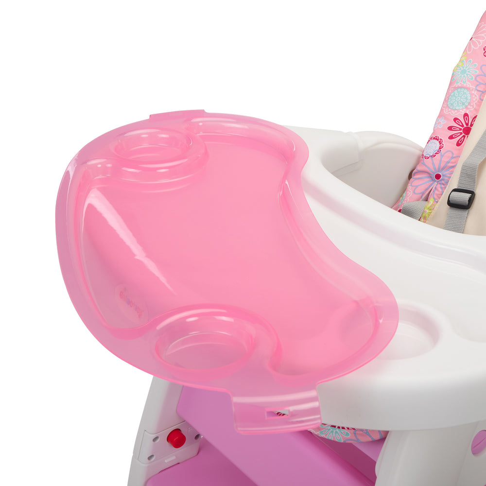 English Elm Multipurpose Adjustable Highchair with Removable Tray, Washable Pad, 5-Point Safety Harness for Baby Pink W2181P154927