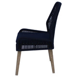 English Elm Dark Navy Back Side Chair (Set Of 2)