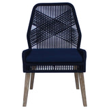 English Elm Dark Navy Back Side Chair (Set Of 2)