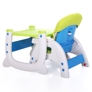 English Elm Multipurpose Adjustable Highchair For Babies & Toddlers - Safe, Washable, Colorful, And Versatile! Blue Polypropylene W2181p154926-giga