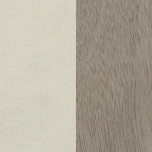 English Elm Beige Rustic Pine Upholstered Parsons Dining Chairs Set of 2 with Nailhead Trim and Rolled-Edge Back —Elegant Craftsmanship and Comfort B062P153699