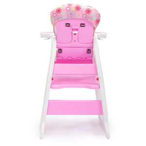 English Elm Multipurpose Adjustable Highchair with Removable Tray, Washable Pad, 5-Point Safety Harness for Baby Pink W2181P154927