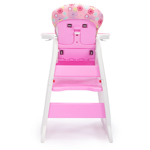 English Elm Multipurpose Adjustable Highchair with Removable Tray, Washable Pad, 5-Point Safety Harness for Baby Pink W2181P154927