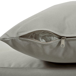 English Elm TOPMAX Outdoor Sun Bed Double Daybed with PE Rattan, 3-Position Recline, Thick Cushions & Trays Gray SP100015AAE