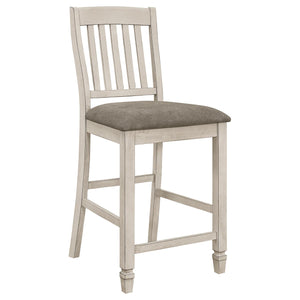 English Elm Nutmeg and Rustic Cream Counter Height Chair (Set Of 2)