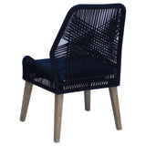 English Elm Dark Navy Back Side Chair (Set Of 2)