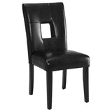 English Elm Black Open Back Counter Height Chair (Set Of 2)