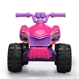 English Elm Kids Battery Powered Ride on Atv Quad with Led Fog Spray and Engine Sounds Rose Red W2181P154961
