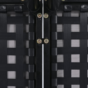 English Elm TOPMAX Modern Outdoor Daybed 2-in-1 Convertible Patio Chaise with Acacia Wood Side Tables, Washable Cushions, Sturdy Iron Frame Gray SP100013AAE