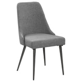 English Elm Grey and Gunmetal Side Chair (Set Of 2)