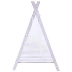 English Elm Pink Metal Twin Tent Bed with Whimsical Canopy Frame for Lights, Fabric Drapes — Romantic Kids' Decor B062P153743