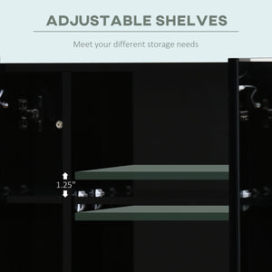 English Elm Kleankin Modern Led Lighted Medicine Cabinet With Mirror, Usb Charging, 3 Cupboards & Soft-Close Doors W2225P155073