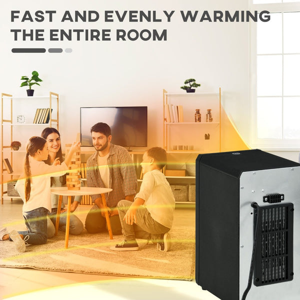 English Elm Electric Infrared Quartz Space Heater 1500w with Remote Timer and Overheat Shutoff W2225P155077
