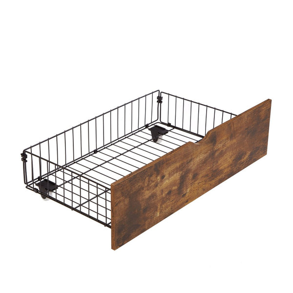 English Elm Full Size Storage Bed with Led Lighting Usb Charging Wooden Headboard No Box Spring W311S00045