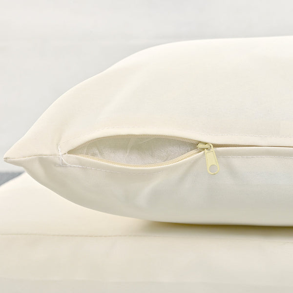 English Elm TOPMAX Outdoor Sun Bed Double Daybed with PE Rattan, 3-Position Recline, Thick Cushions & Trays Beige SP100015AAA