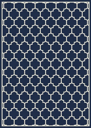 English Elm Christopher Knight Home® - 1636L Blue 53x7 Polypropylene Rug 100% Woven Backing Durable Indoor Outdoor Mat Fade-Resistant 68900.00