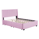 Hearth and Haven Full Size Upholstered Bed with 4 Drawers SF000104AAH