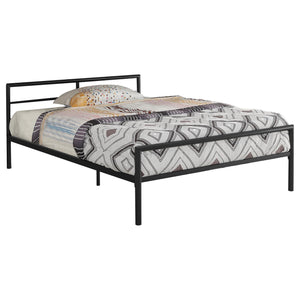 English Elm Gunmetal Metal Bed Frame – Sleek Industrial Design With Durable Support, Fits Full Mattress Sizes Perfectly B062P153741