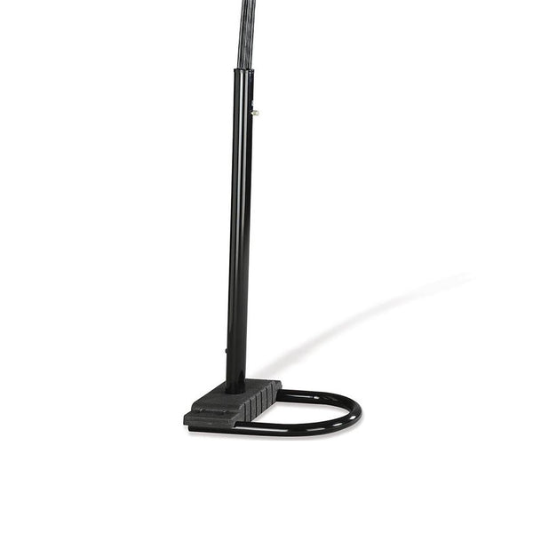 English Elm Satin 5-Arm Black Floor Lamp with Dimmer, 86" Tall Modern Metal Arc Light for Reading & Games B062P153730