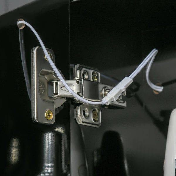 English Elm Kleankin Modern Led Lighted Medicine Cabinet With Mirror, Usb Charging, 3 Cupboards & Soft-Close Doors W2225P155073