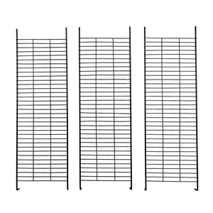 English Elm 3-tier Iron Mesh Cat Enclosure Large Indoor Outdoor Kennel with Ramps and Lockable Doors W2181P155328