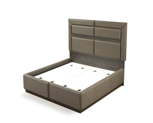 English Elm Modern Dunhill 4-Piece Queen Bedroom Set With Led Lighting, Ample Storage & Contemporary Design B009S01310