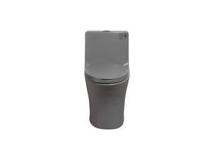 English Elm Soft-close Elongated Toilet Seat Glossy Black Antimicrobial Finish for Modern Bathrooms W1573108934