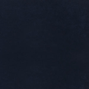 English Elm Dark Blue Vintage Mid-Century Accent Chair with Walnut Arms & Tapered Legs, Plush Upholstery B062P153760