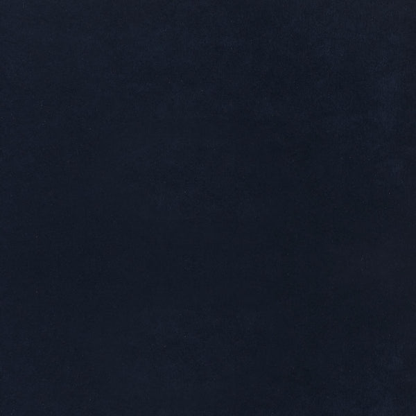 English Elm Dark Blue Vintage Mid-Century Accent Chair with Walnut Arms & Tapered Legs, Plush Upholstery B062P153760