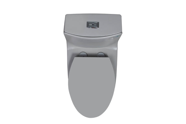 English Elm Soft-close Elongated Toilet Seat Glossy Black Antimicrobial Finish for Modern Bathrooms W1573108934
