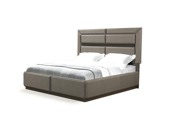 English Elm Modern Dunhill 4-Piece Queen Bedroom Set With Led Lighting, Ample Storage & Contemporary Design B009S01310