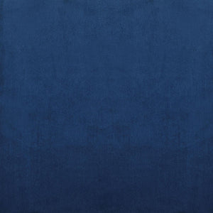 English Elm Blue Velvet Channel Tufted Chair with Gold Legs — Semi-Clamshell Back, Plush Wedge Seat for Glam Rooms B062P153756