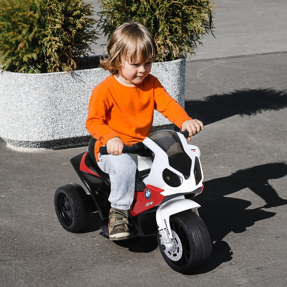 English Elm 6v Bmw Licensed Toddler Ride on Motorcycle Three Wheel Electric Toy with Lights W2225P155640