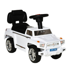 English Elm Kids Foot to Floor Suv Push Ride on Toy with Horn Lights Storage and Stable Base W2225P155619