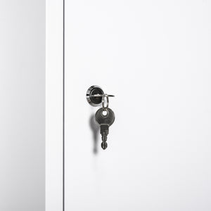 English Elm Kleankin Lockable Steel Wall-Mount Medicine Cabinet - 3-Tier Storage For Safe, Organized Essentials W2225P155578