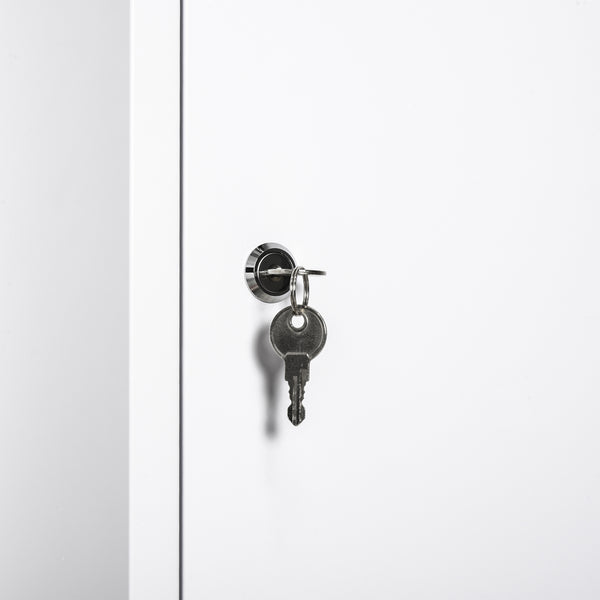 English Elm Kleankin Lockable Steel Wall-Mount Medicine Cabinet - 3-Tier Storage For Safe, Organized Essentials W2225P155578