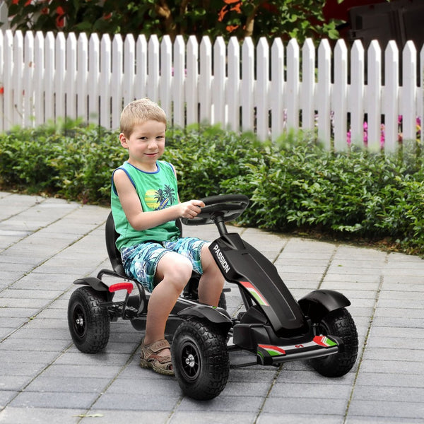 English Elm Youth Steel Frame Kick Scooter with Dual Caliper Brakes and 12 Inch Inflatable Tires W2225P155615