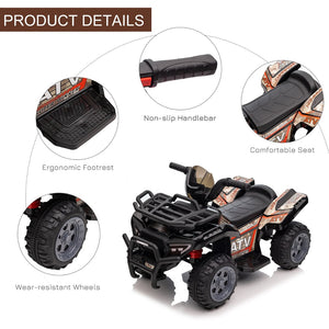 English Elm Kids Foot-powered Bulldozer Ride-on with Digging Bucket and Durable All-terrain Wheels W2225P155634