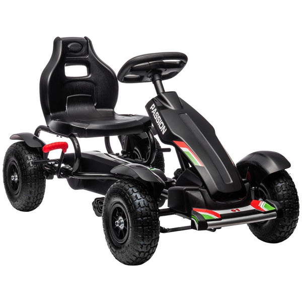 English Elm Youth Steel Frame Kick Scooter with Dual Caliper Brakes and 12 Inch Inflatable Tires W2225P155615